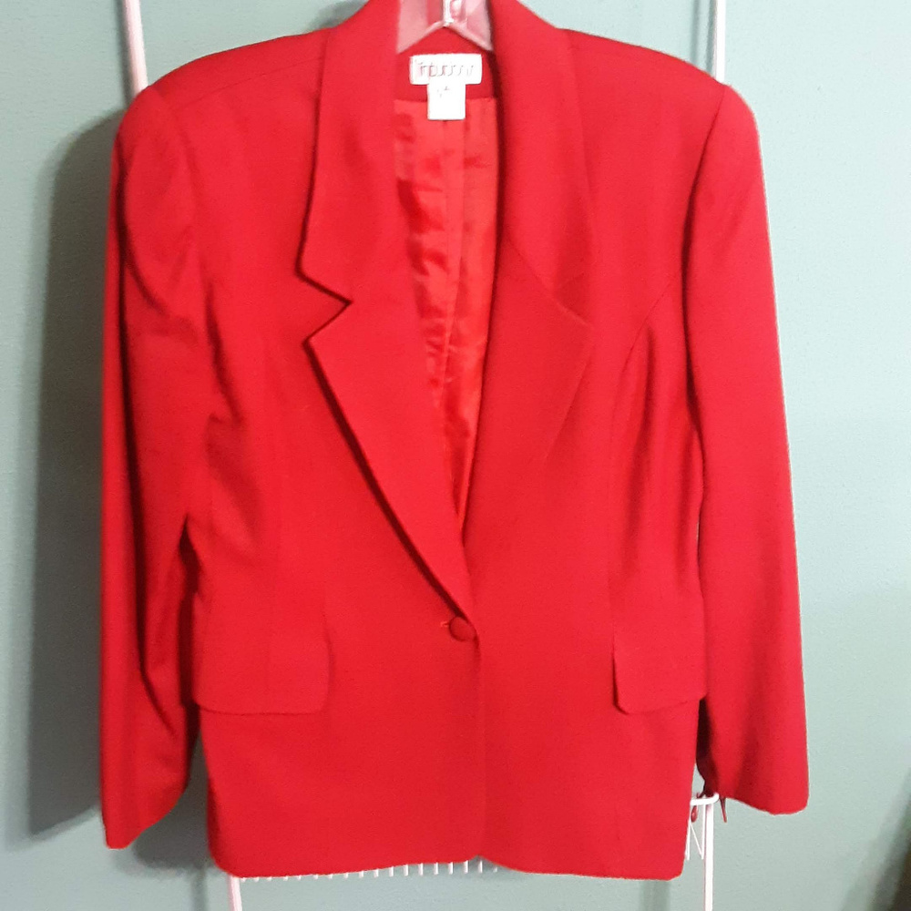 Jacket and Crystal Pleated Skirt